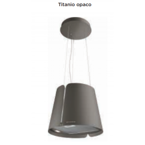 Faber Cappa ad Isola Beat DG 345.0655.178 Titanio Opaco da 45cm
