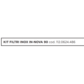Faber Accessorio 112.0624.486 Kit Filtri Antigrasso In Nova 90