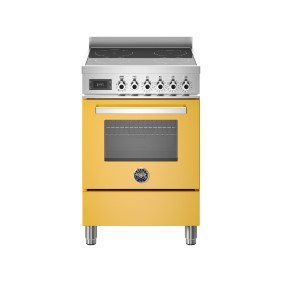 Bertazzoni PRO64I1EGIT Professional Cucina da accosto cm. 60 - 4 zone cottura + forno elettrico - giallo