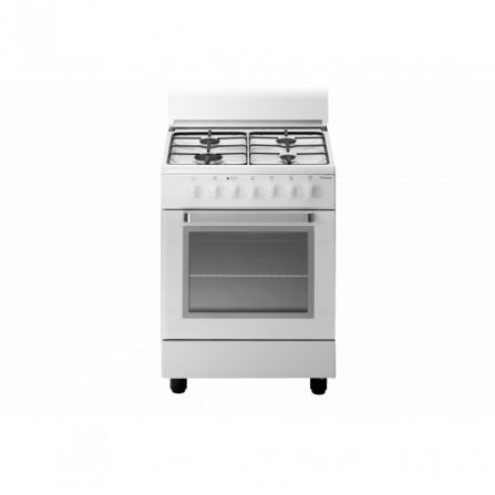 Tecno Gas Cucina Stile Arke' D53NWS 60x50 Forno Multifunzione 4 Fuochi Bianco
