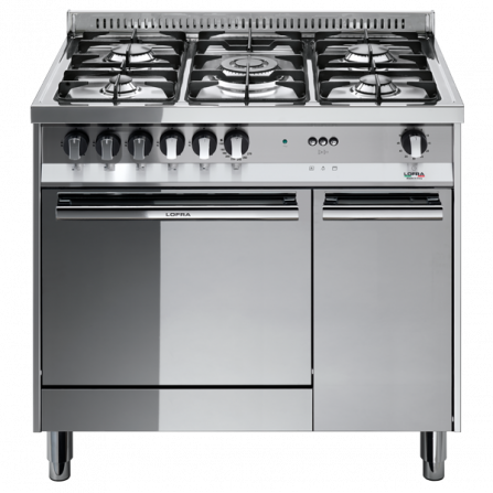 Lofra Cucina a Gas MT96GV/C Acciaio Inox da 90cm