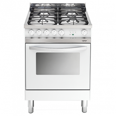 Lofra Cucina a Gas MB66GV Bianco Perla da 60cm